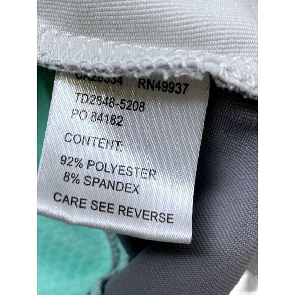 TAIL Womens Sports Top Size Large Golf Tennis Stretch Tee Mint Green Gray - Picture 9 of 9